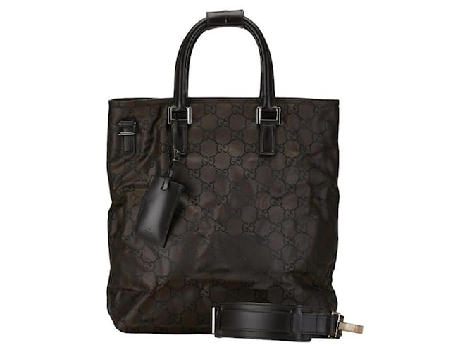 Gucci GG nylon Brown Cloth  ref.1442093