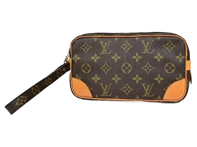 Louis Vuitton Marly Dragonne Brown Cloth  ref.1442100