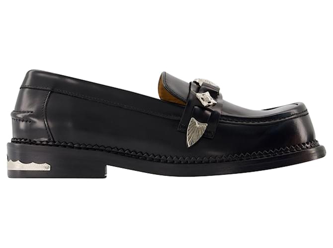 Autre Marque Aj1348 Loafers - Toga Pulla - Leather - Black  ref.1442153