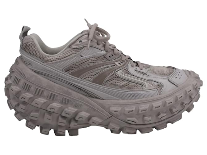 Balenciaga Defender Sneakers in Grey Polyurethane Plastic ref 
