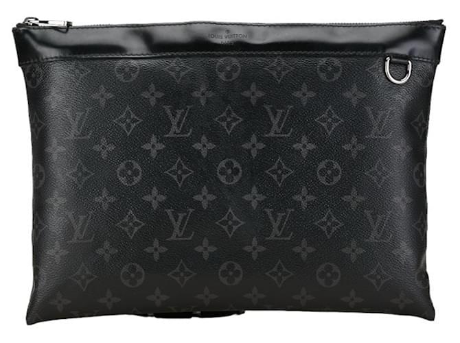 Descoberta Louis Vuitton Preto Lona  ref.1442668