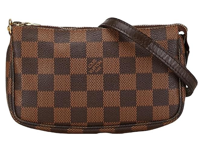 Louis Vuitton Pochette accessoires Brown Cloth  ref.1442675