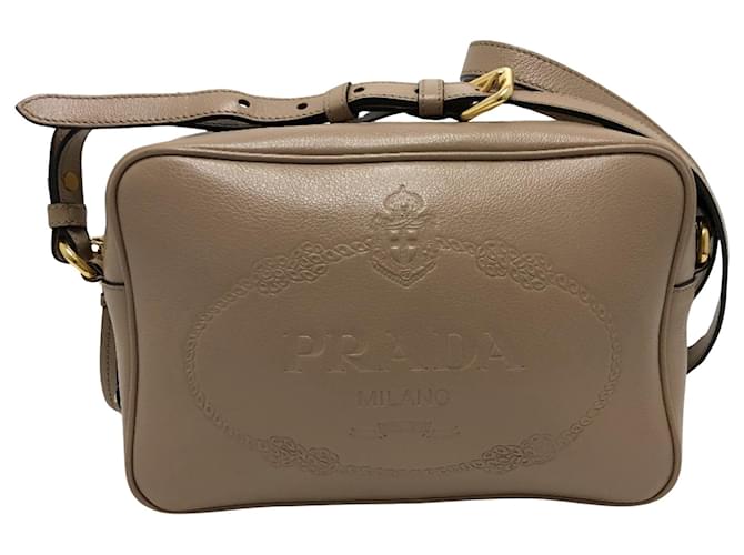 Prada Saffiano Beige Cuero  ref.1442700