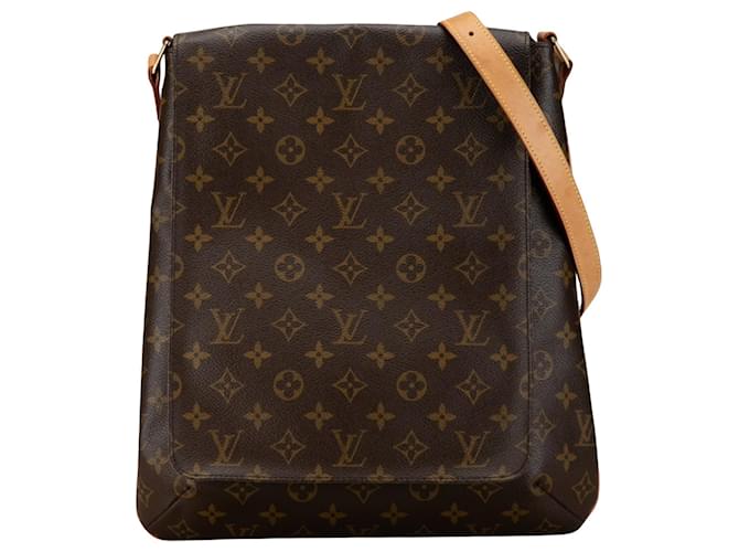 Louis Vuitton Musette Salsa Marrone Tela  ref.1442719