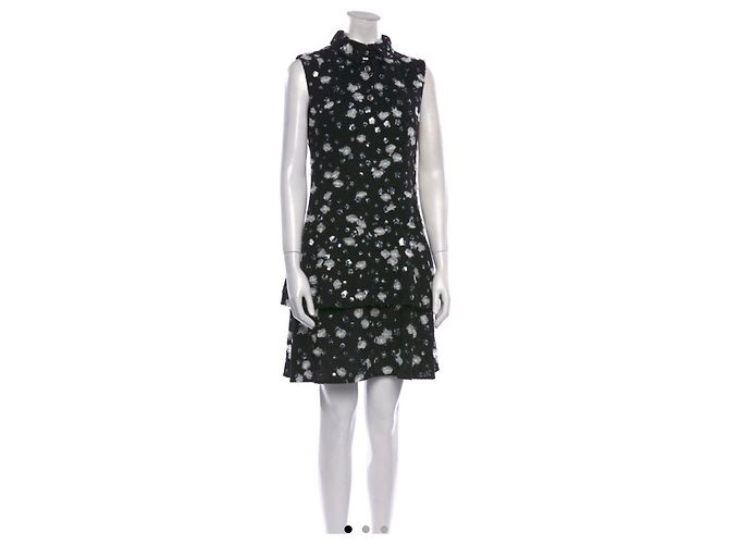 Chanel Pre-Fall 2022 Tweed Kleid Schwarz Wolle