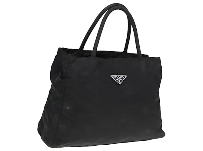 PRADA Hand Bag Nylon Black Auth bs15378  ref.1442953