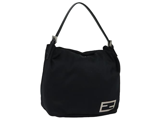 FENDI Hand Bag Nylon Black Auth ep4468  ref.1442973