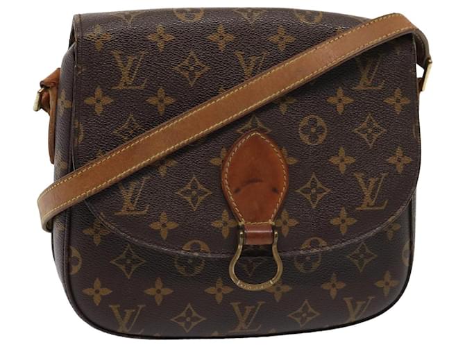 LOUIS VUITTON Monogram Saint Cloud GM Borsa a Spalla M51242 LV Auth yb575 Monogramma Tela  ref.1442975