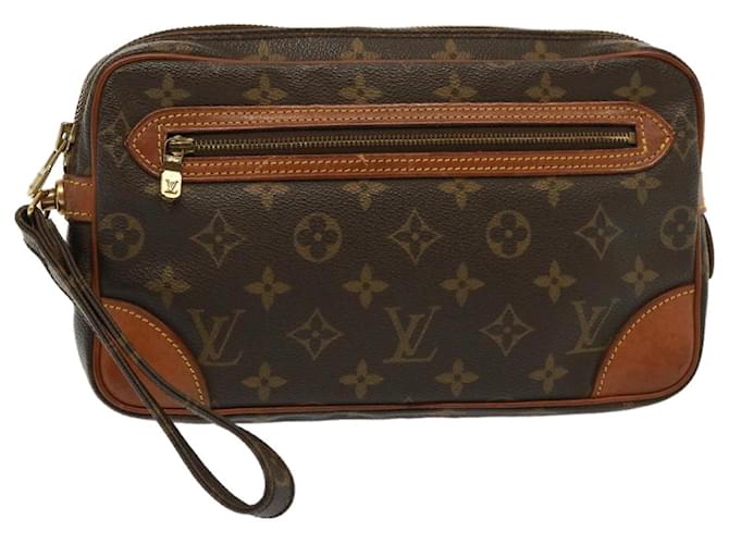 LOUIS VUITTON Monogram Marly Dragonne GM Clutch Bag M51825 LV Auth 79355 Cloth  ref.1442979