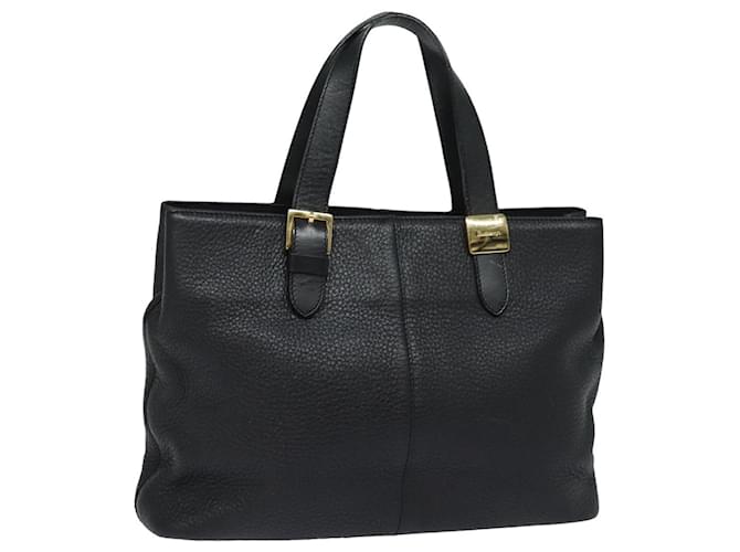 Autre Marque Burberrys Hand Bag Leather Black Auth 79491  ref.1442987