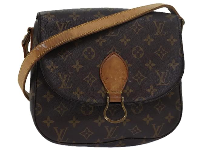 LOUIS VUITTON Monogram Saint Cloud GM Bolsa de Hombro M51242 LV Auth th5090 Monograma Lienzo  ref.1443004