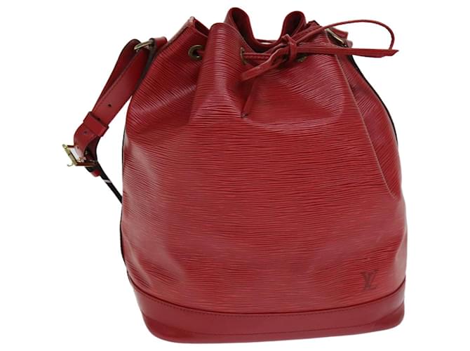 LOUIS VUITTON Epi Noe Shoulder Bag Red M44007 LV Auth mr323 Leather  ref.1443043