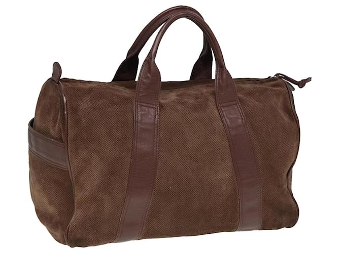 Autre Marque BOTTEGA VENETA Hand Bag Suede Brown Auth bs15474  ref.1443052