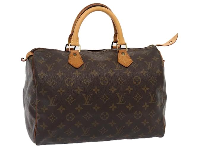 LOUIS VUITTON Sac à main Monogram Speedy 30 M41526 LV Auth 79089 Toile Monogramme  ref.1443096