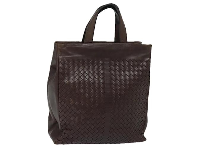 Autre Marque BOTTEGA VENETA INTRECCIATO Hand Bag Leather Brown 146793 Auth 79721  ref.1443126