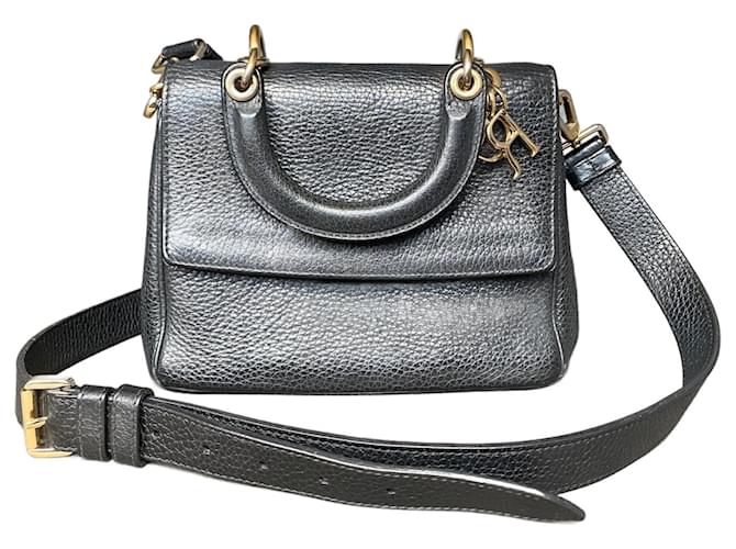 Dior Handbags Black Leather  ref.1443135