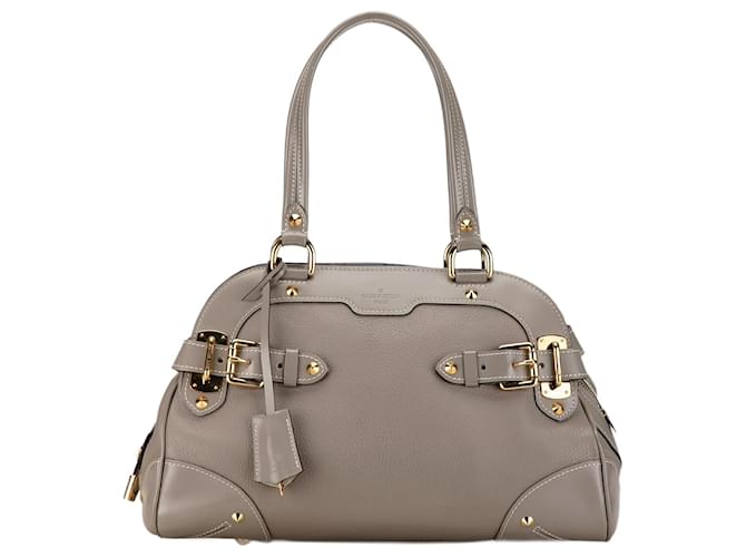 Bolso de hombro Louis Vuitton Suhali Le Radieux gris Cuero  ref.1443237