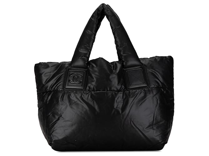 Black Chanel Small Coco Cocoon Tote Cloth  ref.1443314