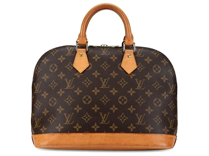 Borsa a mano Alma PM Monogram Louis Vuitton marrone Pelle  ref.1443364