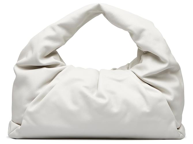 Bottega Veneta Medium The Shoulder Pouch blanco Cuero  ref.1443371