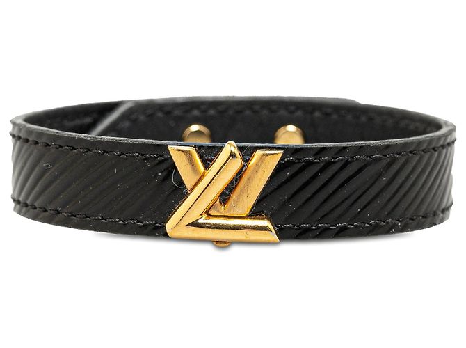 Schwarzes Louis Vuitton Epi Twist It Armband