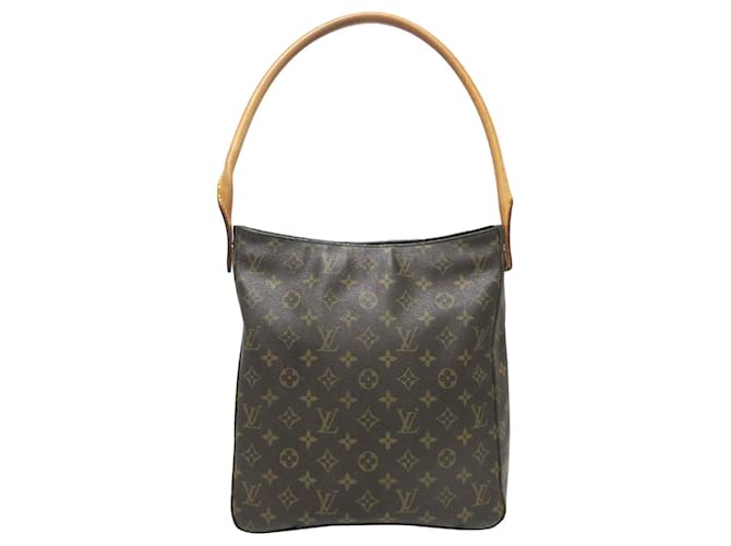 Bolsa de ombro Looping GM Monogram Louis Vuitton marrom Couro  ref.1443400