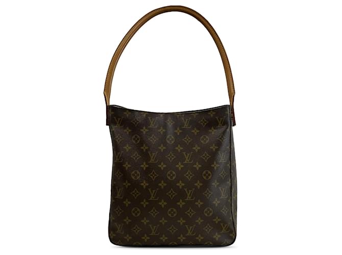 Sac à épaule Louis Vuitton Monogram Looping GM marron Cuir  ref.1443402