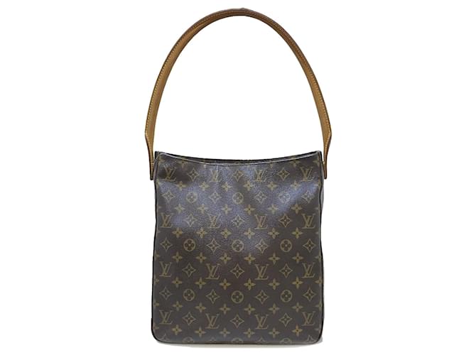 Brown Louis Vuitton Monogram Looping GM Shoulder Bag Leather  ref.1443403