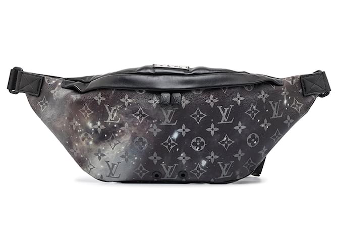 Riñonera de cinturón Louis Vuitton Monogram Galaxy negra Negro Lienzo  ref.1443705