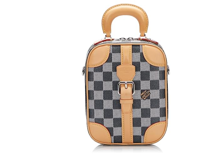 Gray Louis Vuitton Damier Colors Valisette Verticale Satchel Cloth  ref.1443858