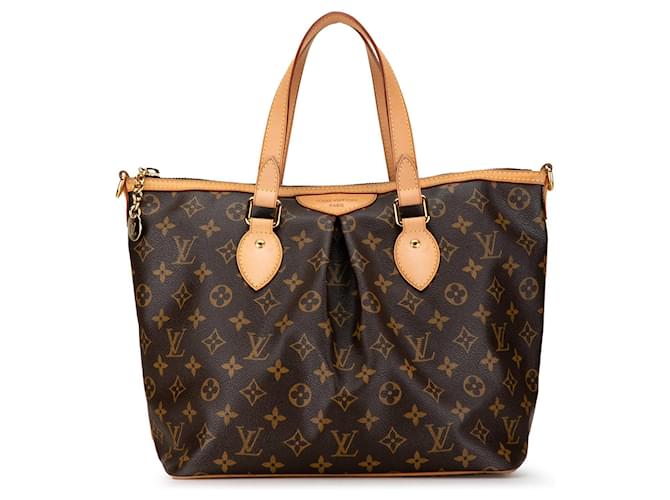 Bolsa Palermo PM Monograma Louis Vuitton marrom Couro  ref.1443883