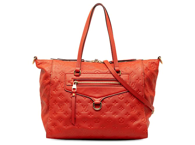 Bolso Lumineuse PM en Monograma Empreinte Rojo de Louis Vuitton Roja Cuero  ref.1444017