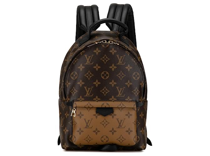 Zaino Palm Springs PM Monogram Reverse Louis Vuitton marrone Pelle  ref.1444052