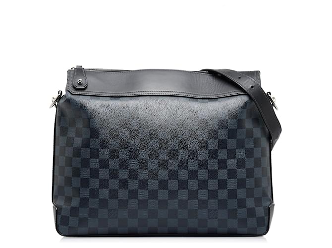 Blue Louis Vuitton Damier Cobalt Greenwich Messenger Crossbody Bag Leather  ref.1444139