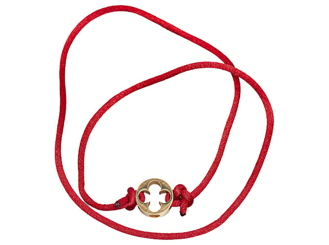 Bracelet en cordon de soie rouge Louis Vuitton Sun Idylle  ref.1444200