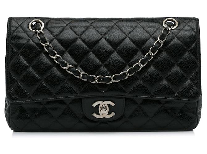 Black chanel bag classic online