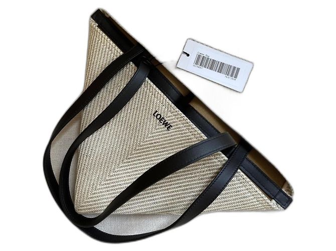 Loewe Bolso Puzzle Fold en jacquard de algodón