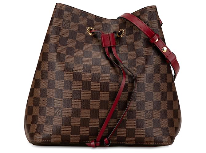 Néonoé Louis Vuitton Marrón Damier Ébène Neonoe Castaño Lienzo  ref.1444940