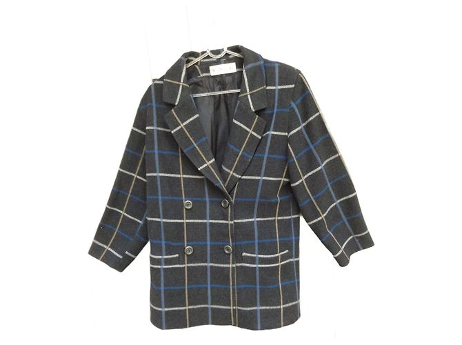 Autre Marque Weinberg wool coat dark grey