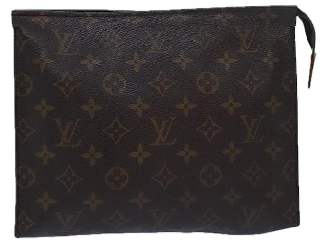 LOUIS VUITTON Monogram Poche Toilette 26 Pouch M47542 LV Auth 78306 Cloth  ref.1445103