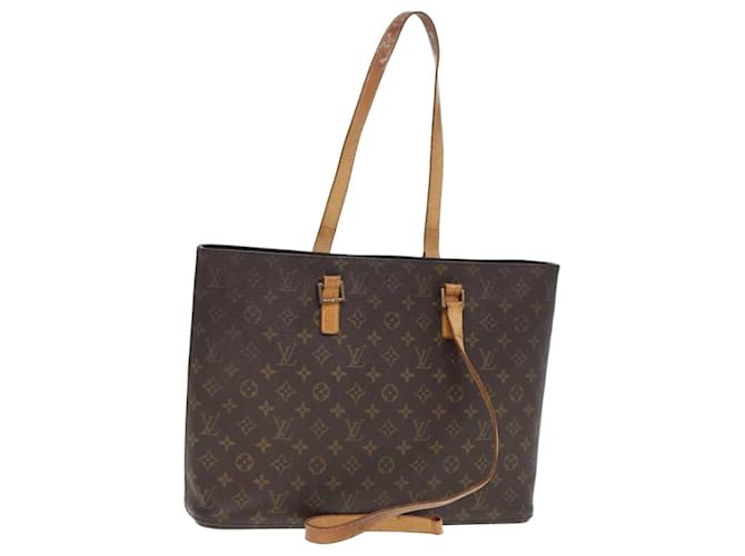 LOUIS VUITTON Monogram Luco Tote Bag M51155 LV Auth mr318