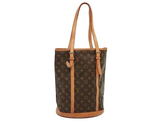 LOUIS VUITTON Bolsa de Hombro Monogram Bucket GM M42236 LV Auth 79416 Monograma Lienzo  ref.1445185