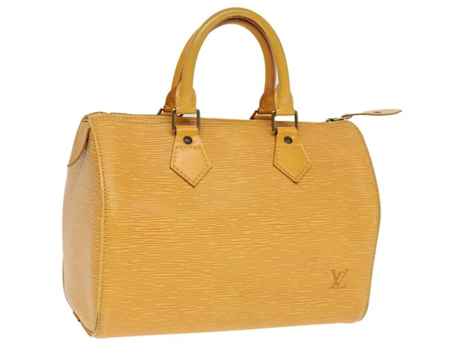 LOUIS VUITTON Epi Speedy 25 Borsa a Mano Tassili Gialla M43019 LV Auth 78893 Pelle  ref.1445187