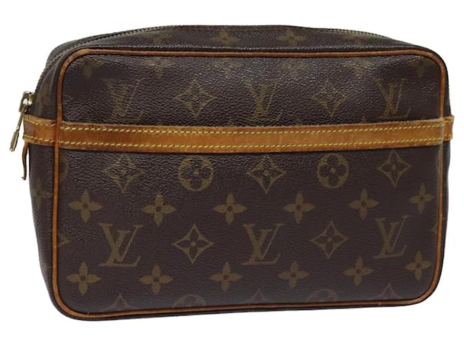 LOUIS VUITTON Monogram Compiegne 23 Clutch Bag M51847 LV Auth 79549 Cloth  ref.1445194