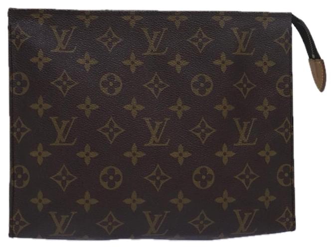 LOUIS VUITTON Monogram Poche Toilette 26 Pouch M47542 LV Auth 79574 Monogramm Leinwand  ref.1445217