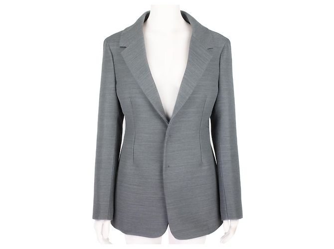 Bottega Veneta Structured Jacket Grey