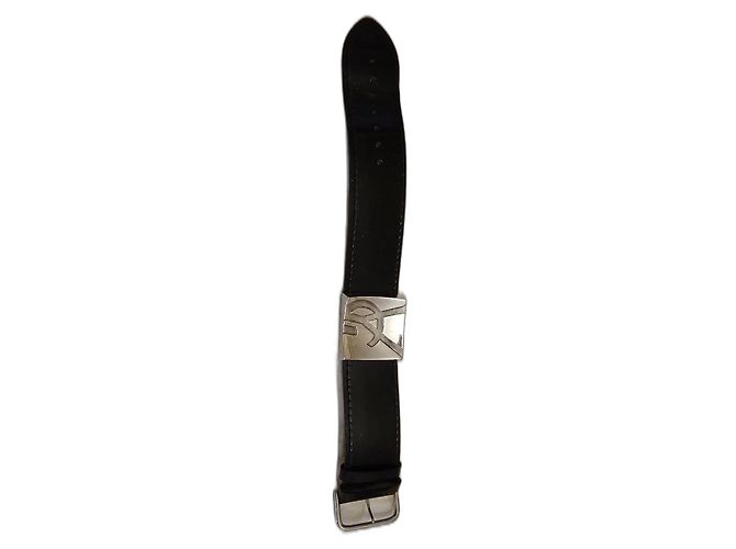 Yves Saint Laurent bracelet Black Silvery 