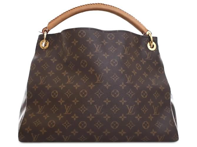 Louis Vuitton Monograma Artsy MM Marrón Castaño Cuero Lienzo  ref.1445620