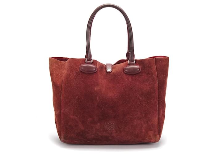 Sac fourre-tout en daim Loewe Sac fourre-tout en daim 271310 en très bon état Suede  ref.1445776