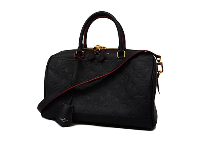 Bolsa Louis Vuitton Monogram Empreinte Speedy Bandoulière 30NM em Marine Rouge Vermelho  ref.1446097